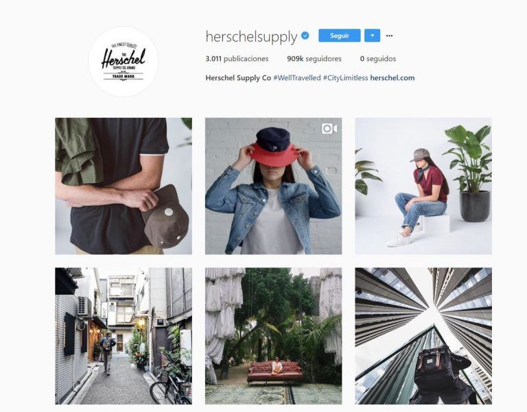 Inbound Marketing Ejemplos: Herschel Supply Co.