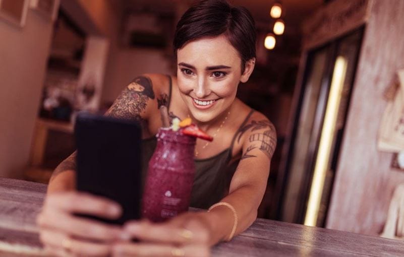 microinfluencer hablando de nutrición